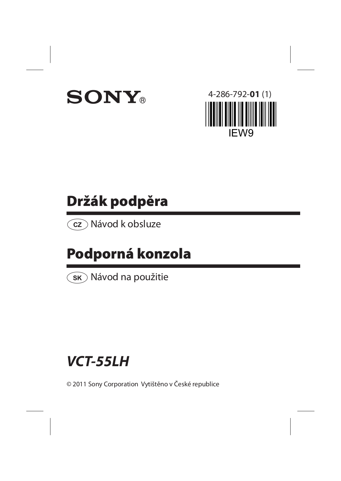 Sony VCT-55LH User manual