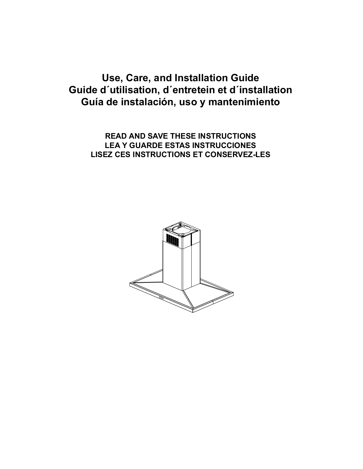 Elica ESL636S3 Installation Manual