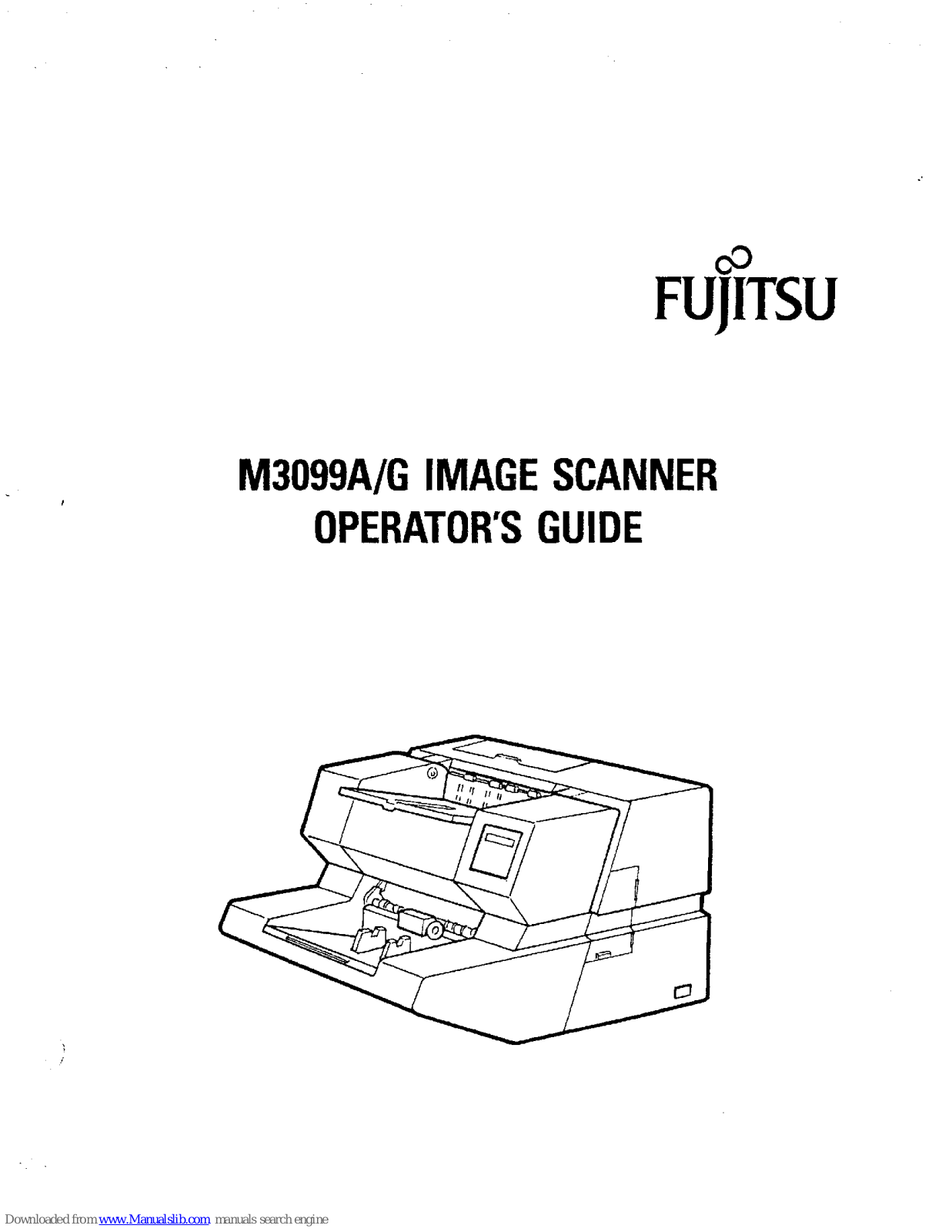 Fujitsu M3099A/G, M3099A, M3099G Operator's Manual