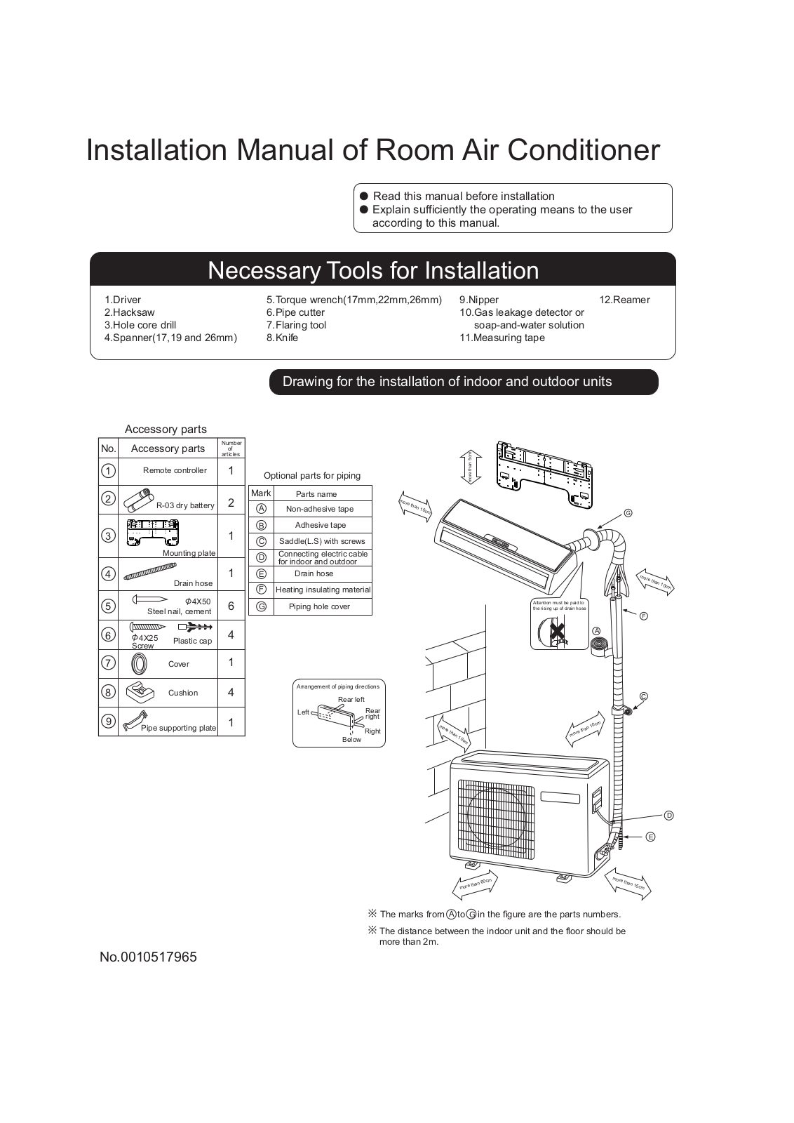 Haier HSU-12LEA13-F, HSU-22LEA13-W, HSU-09LEA13-F, HSU-18LEA13-W, HSU-09LEA13-W User Manual