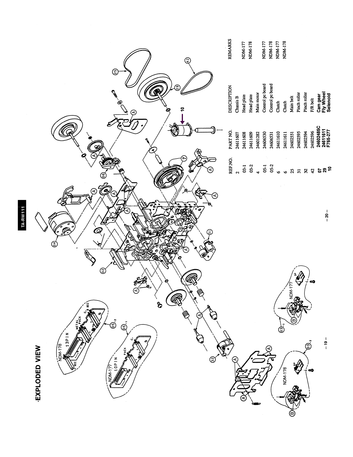 Onkyo TA-RW111 User Manual