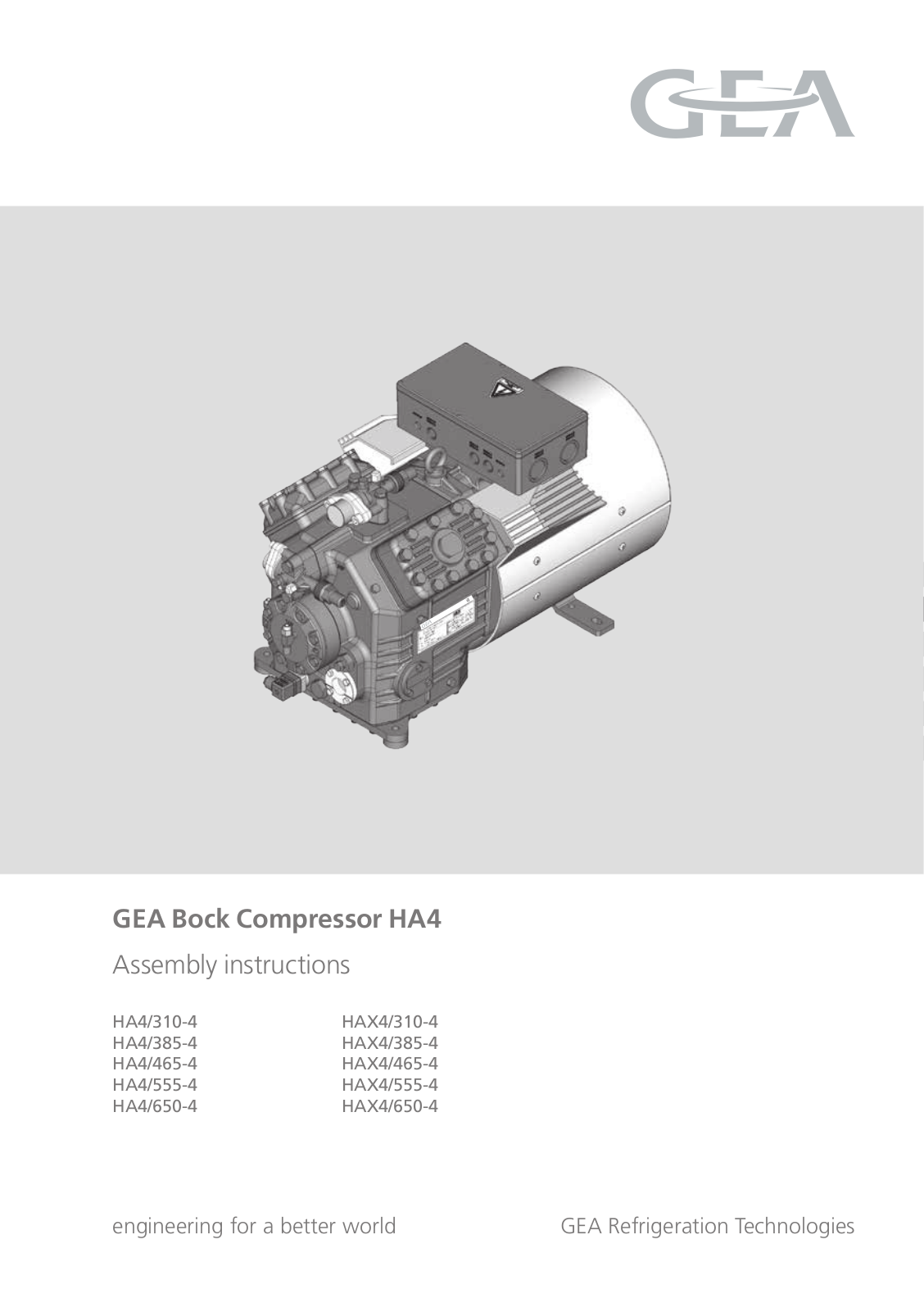 GEA Bock HА4 User Manual