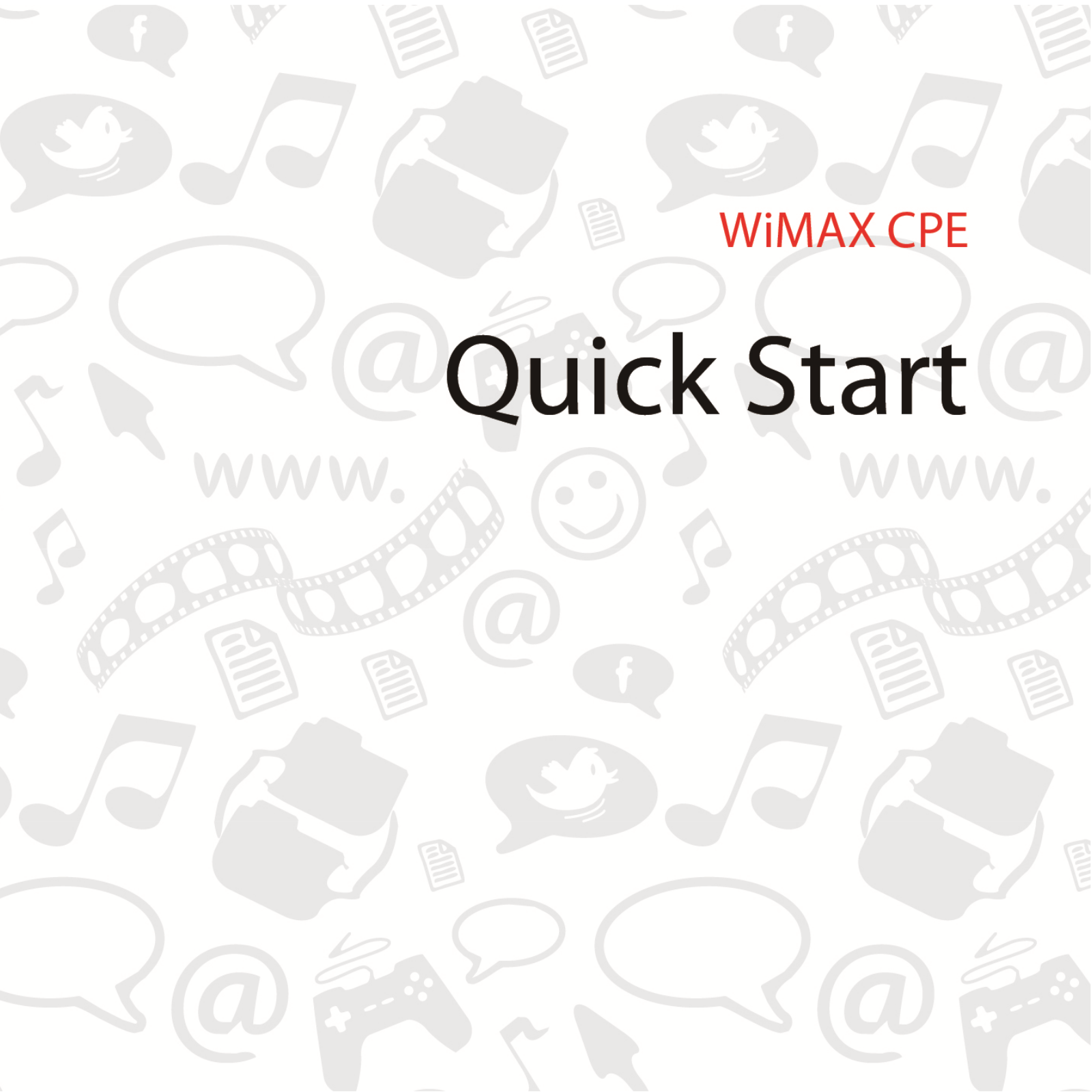 Huawei BM652w Quick Start Manual