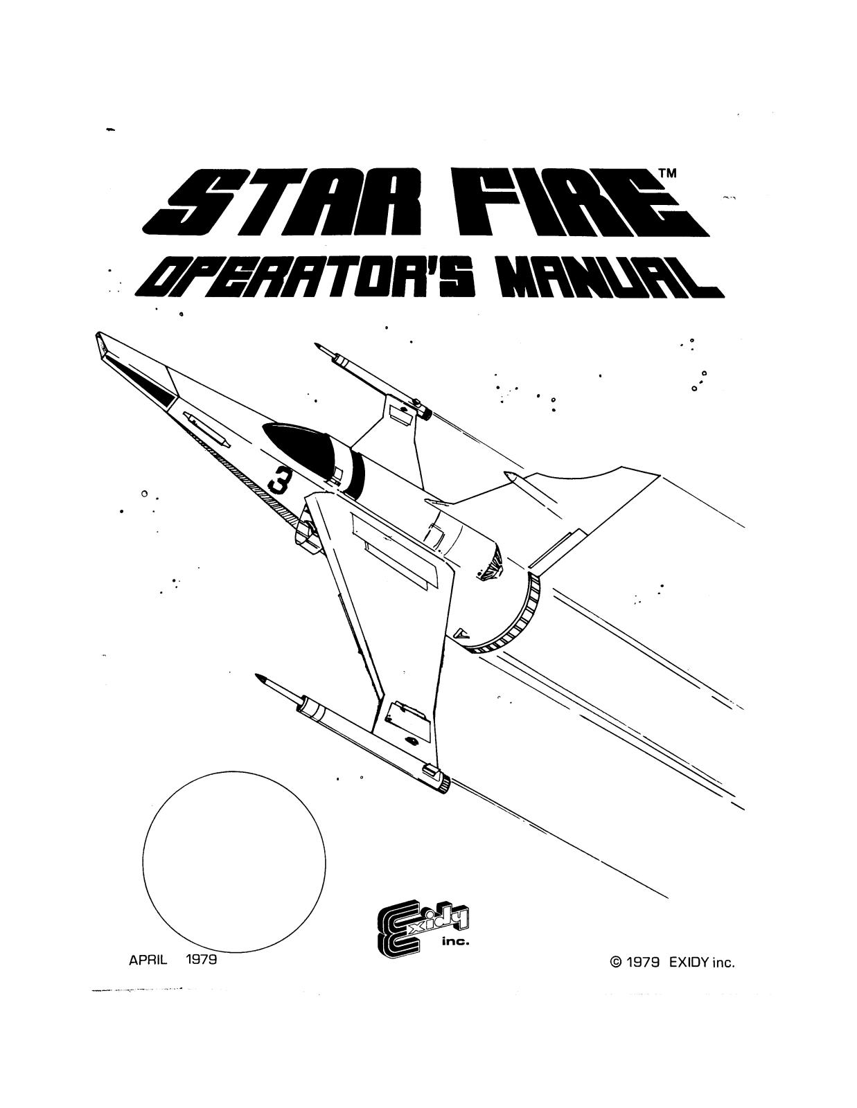 Exidy Star Fire User Guide