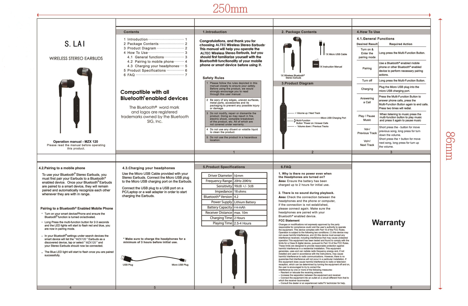 SHENGLAI TECHNOLOGY MZX120 User Manual