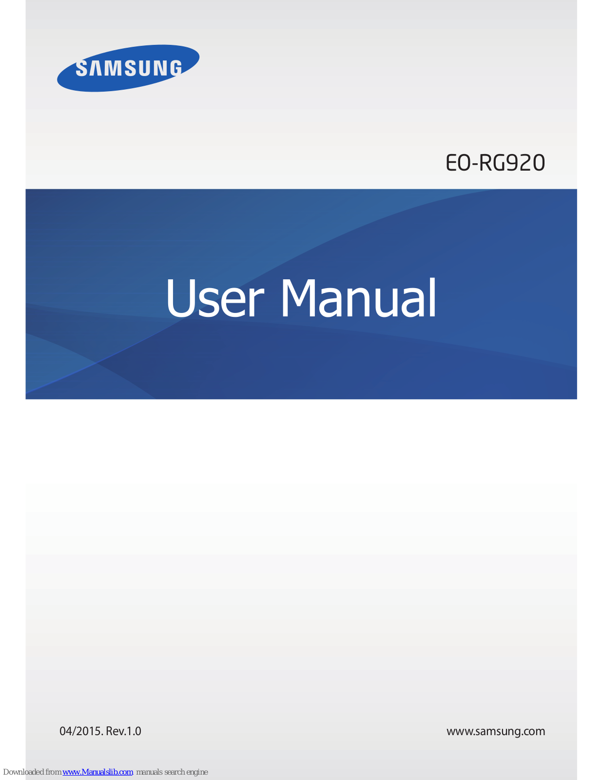 Samsung Level Link EO-RG920 User Manual