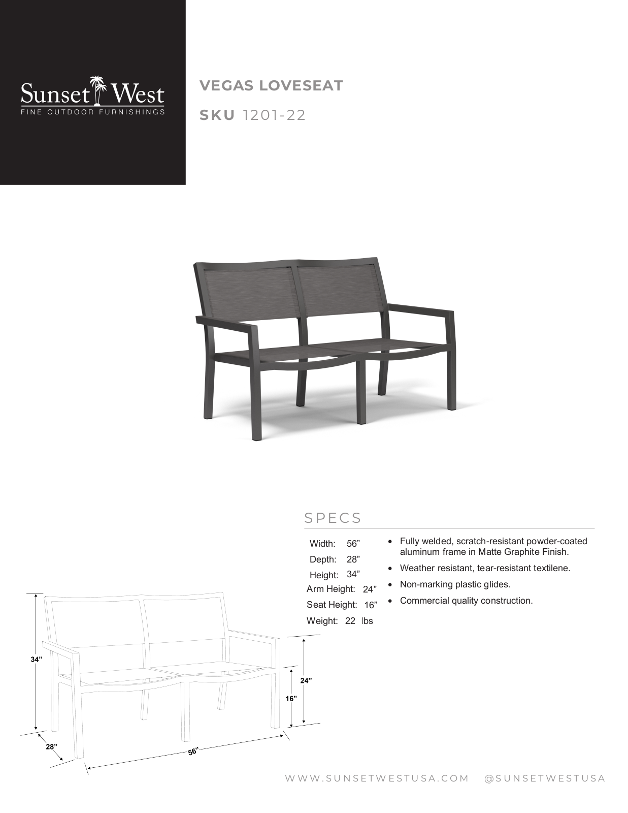 Sunset West XSW10254 Specifications - ManualMachine.com
