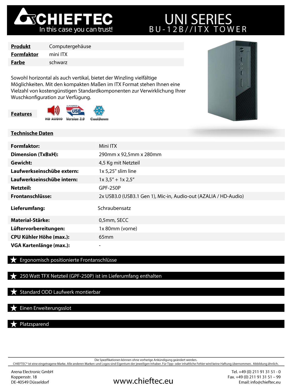 Chieftec BU-12B User Manual