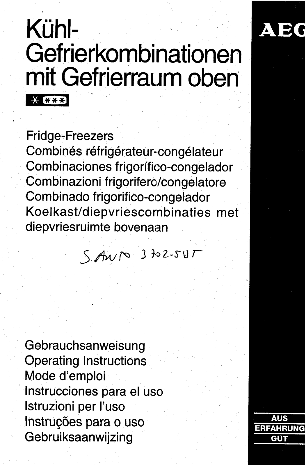 AEG OEKOS.3702-4DT User Manual