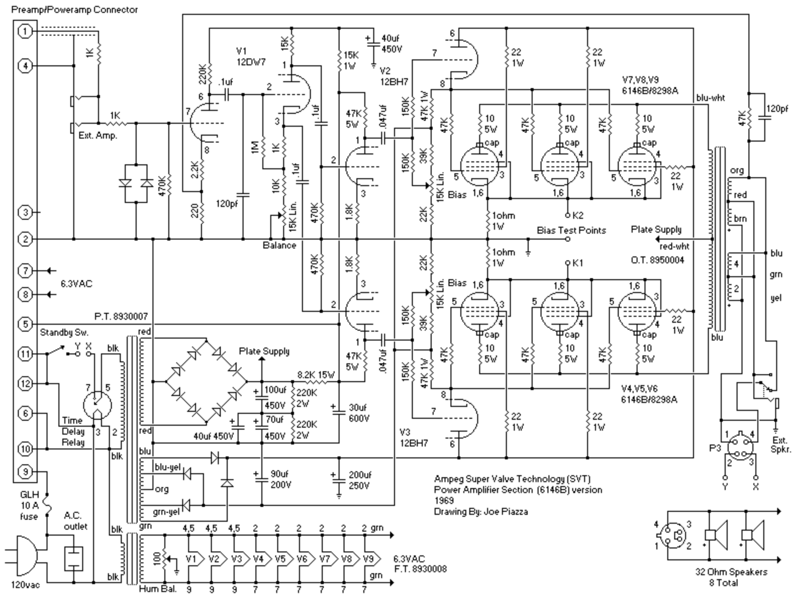 Ampeg svtamp6146b schematic