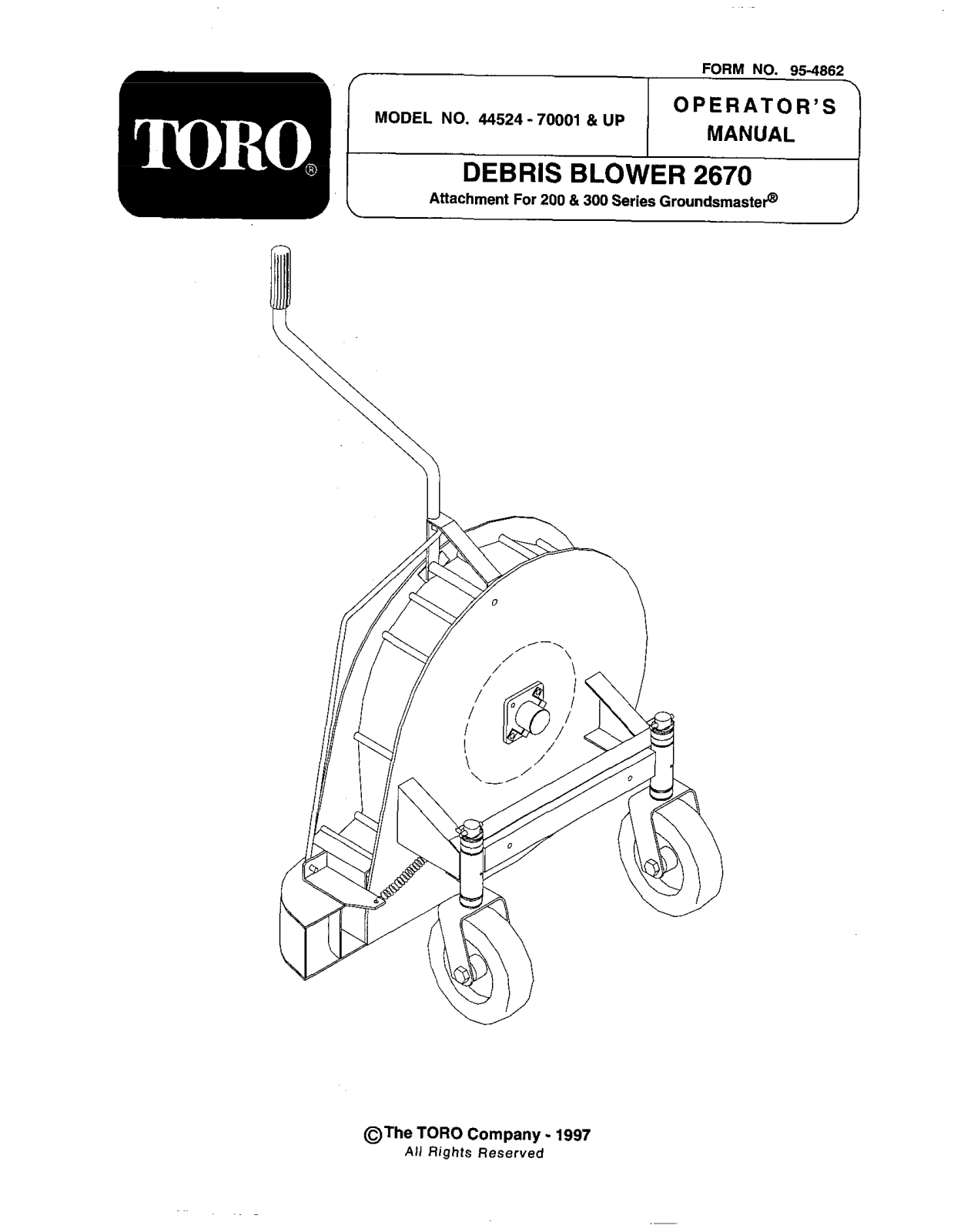 Toro 44524 Operator's Manual