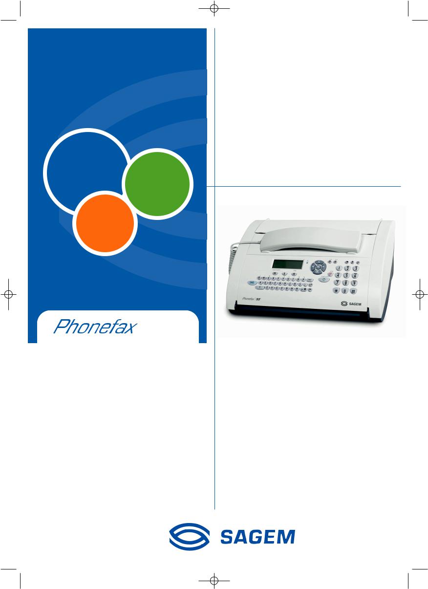 Sagem PHONEFAX 30, PHONEFAX 33 S DATASHEET