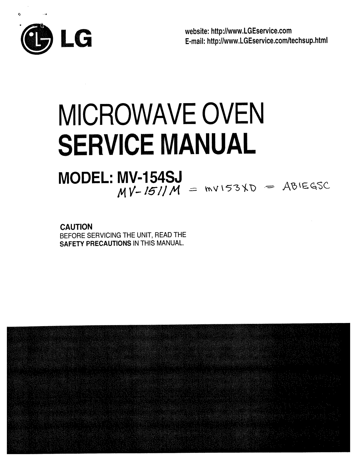 Maytag Mv-1543m Owner's Manual