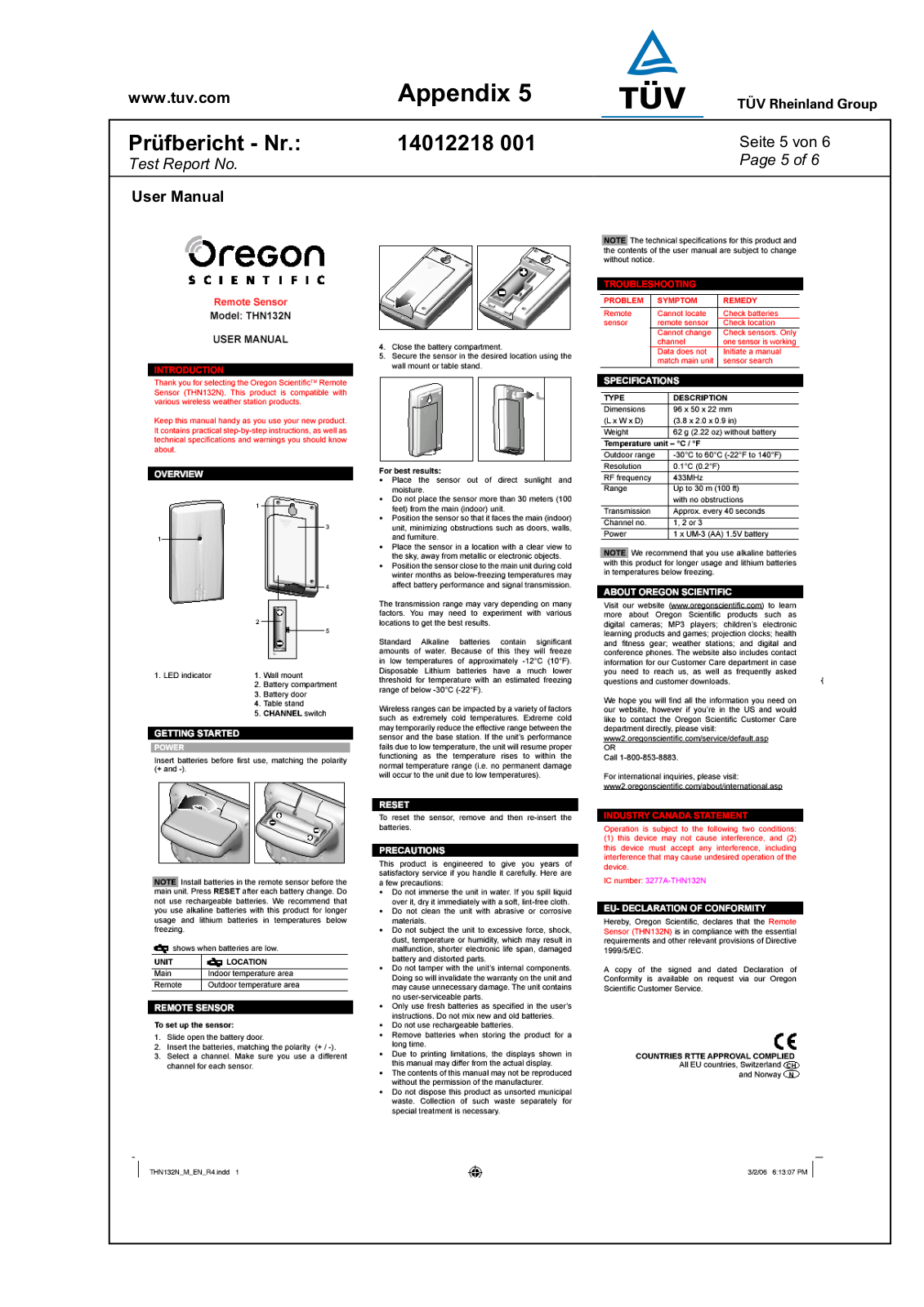 IDT Technology THN132N 01 Users manual