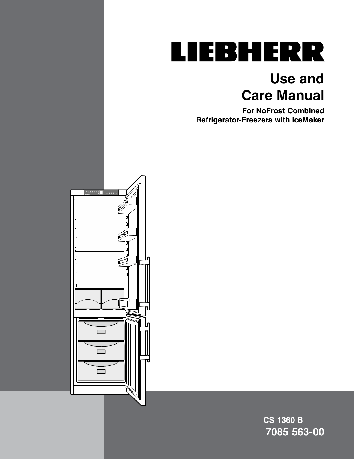 Liebherr CS 1360 B User Manual