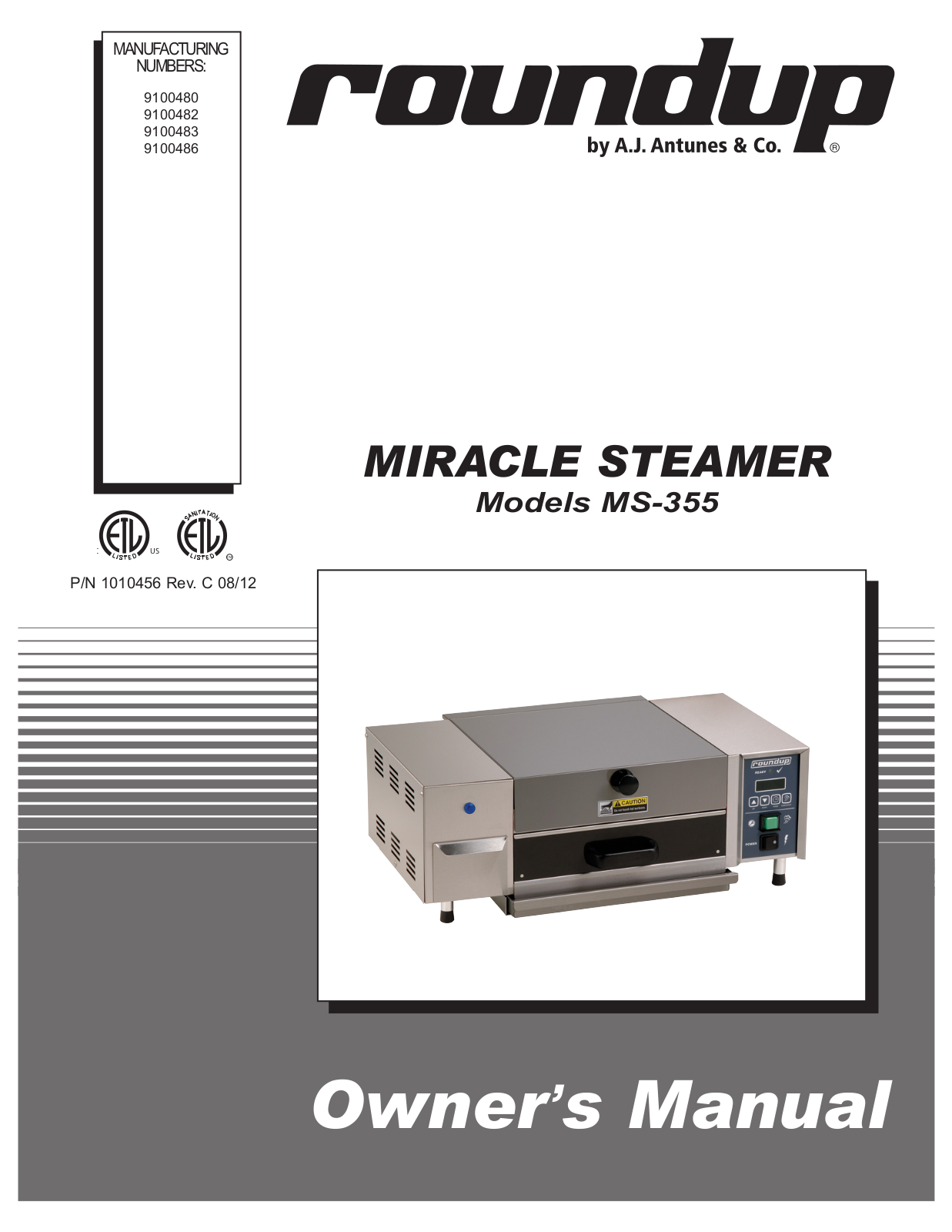 A.J. Antunes & Co MS-355 9100486 User Manual