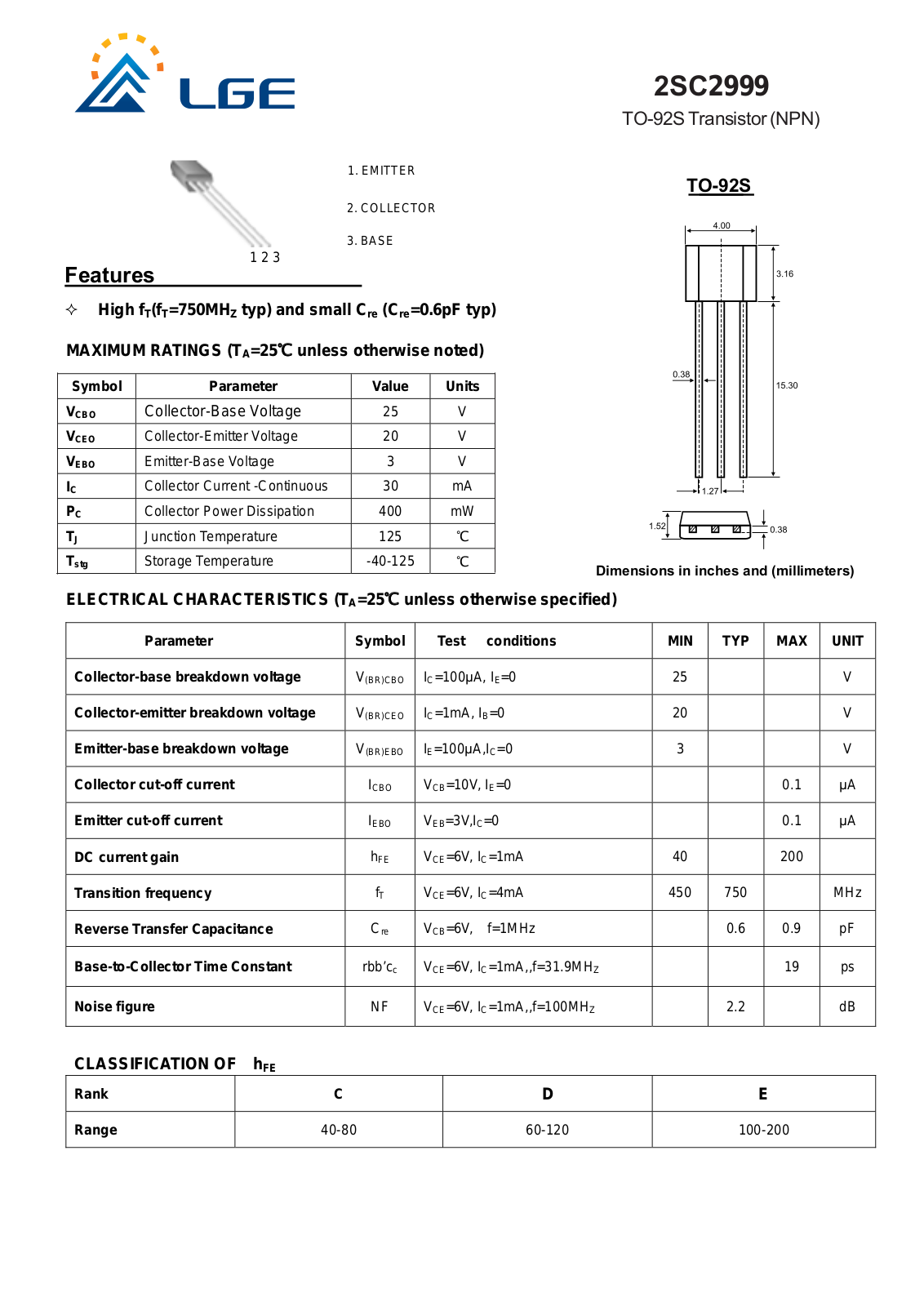 LG 2sc2999 Datasheet - ManualMachine.com