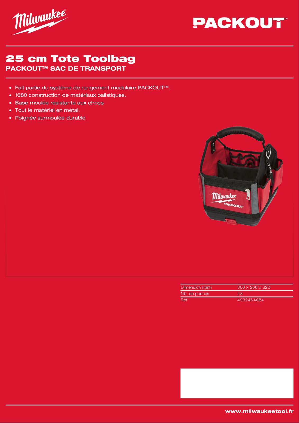 Milwaukee 4932464084 Specification - ManualMachine.com