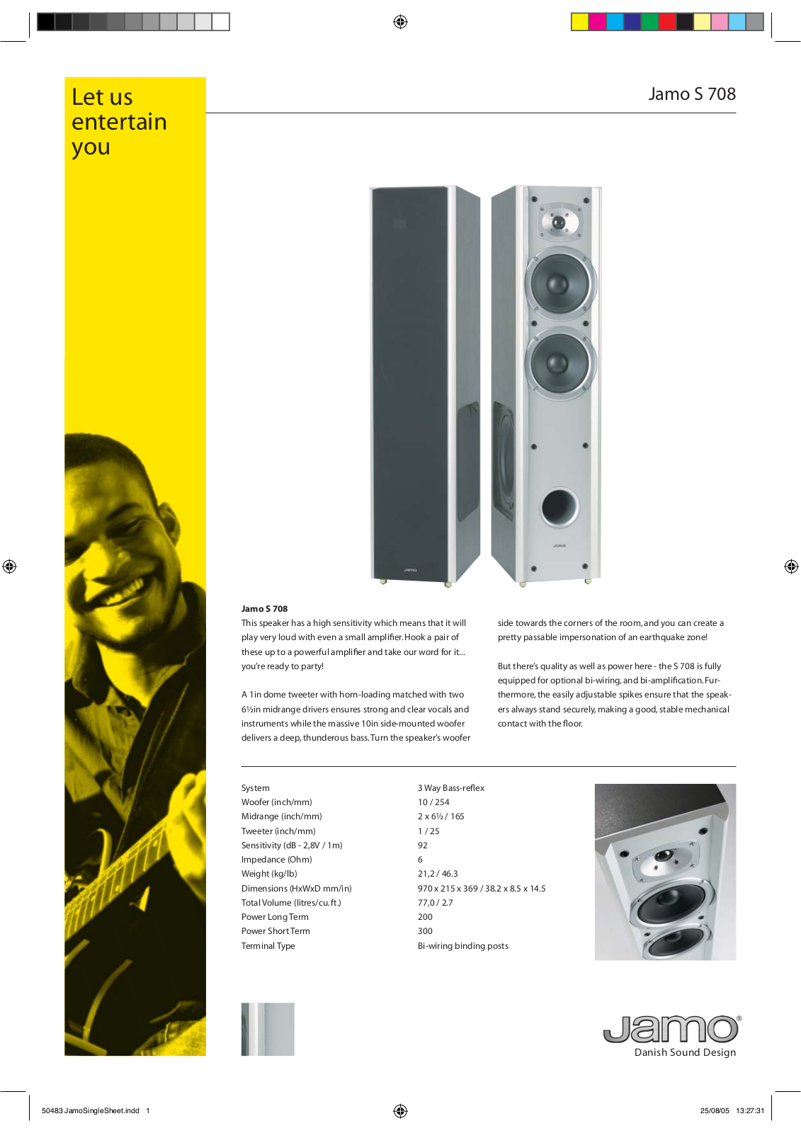 Jamo S-708 Brochure