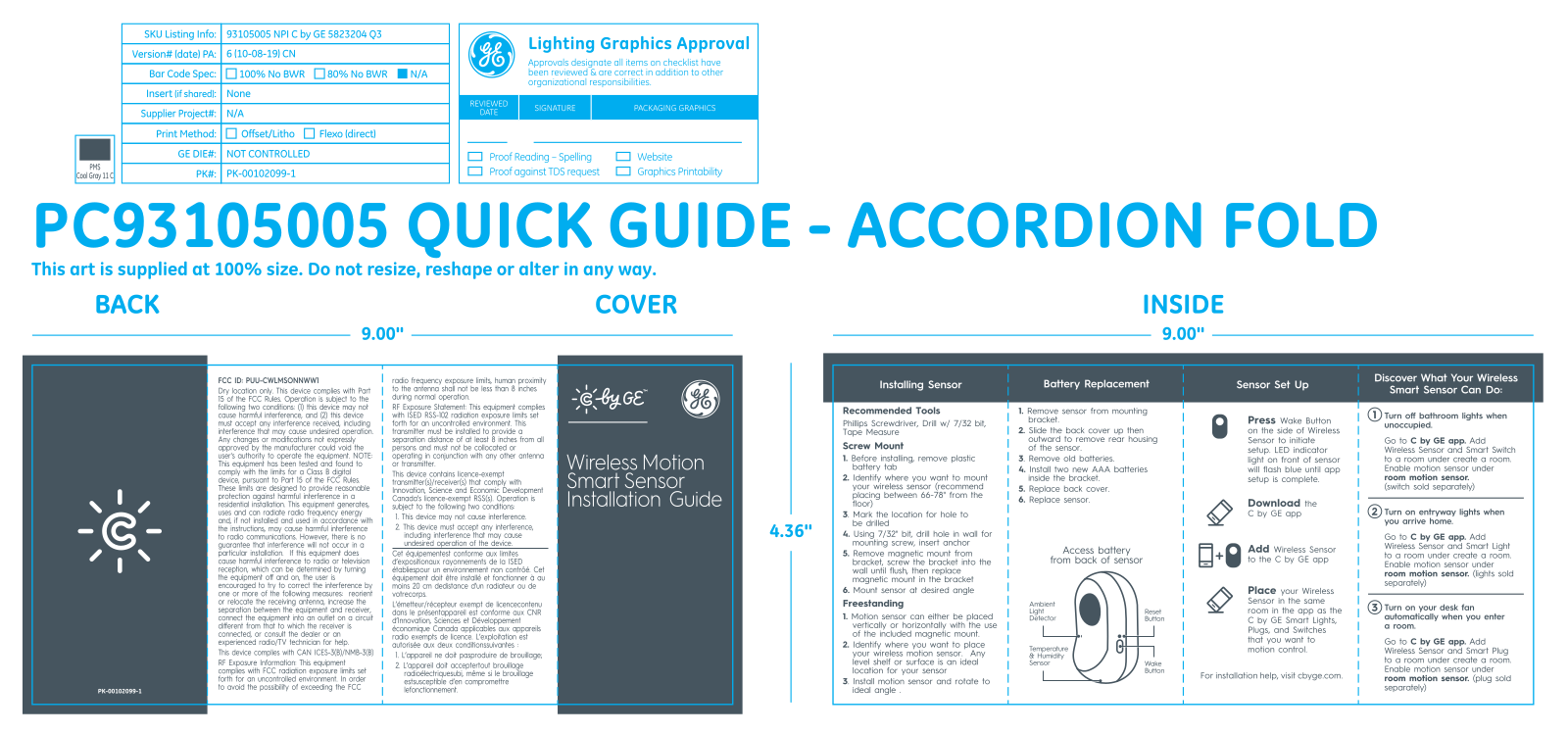 GE Lighting CWLMSONNWW1 User Manual