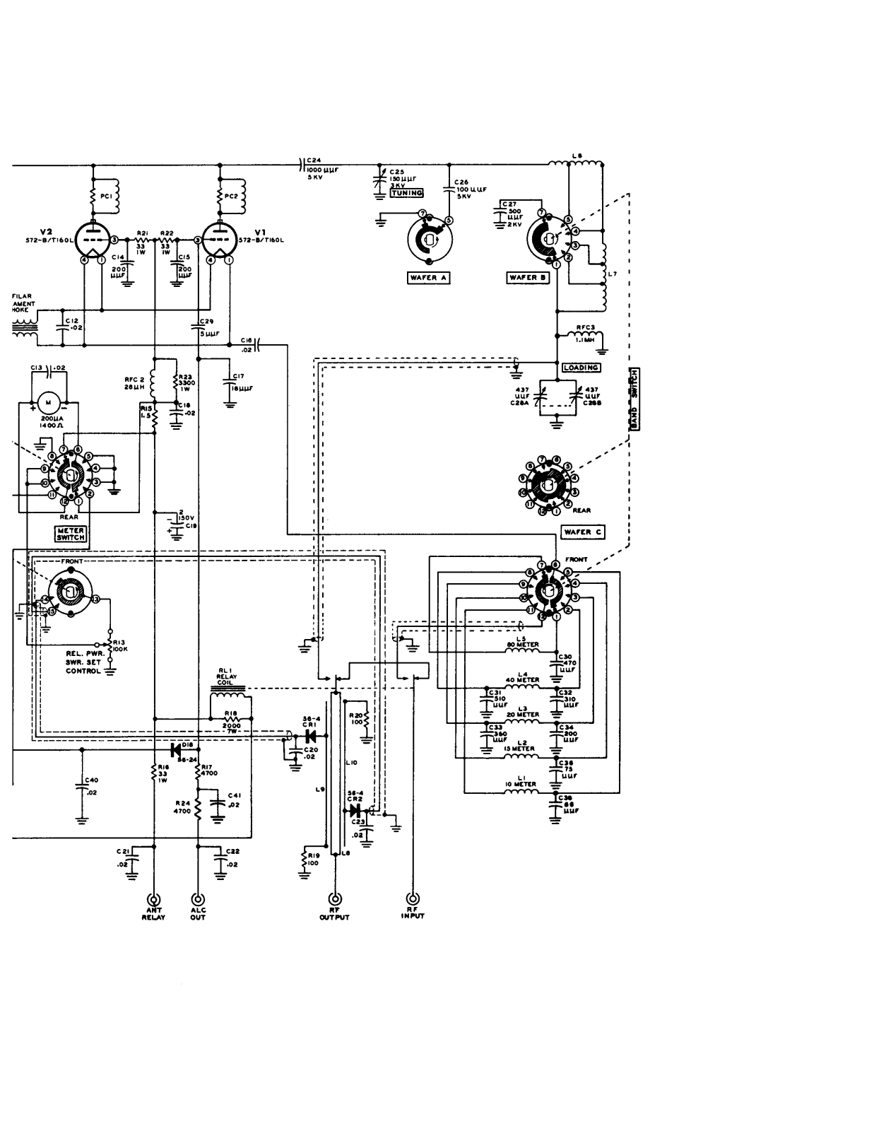 HEATHKIT sb200 SCHEMATIC