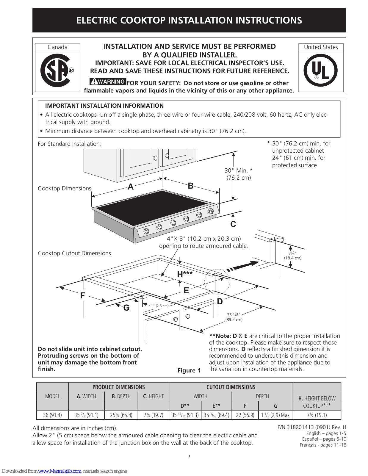 Electrolux E36EC75HSS - 36