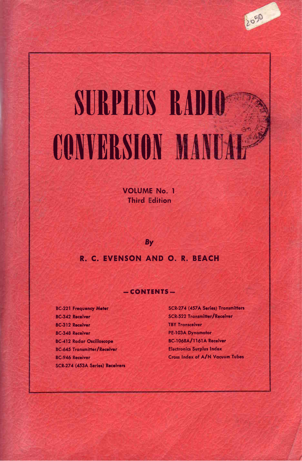 Evenson surplus radio User Manual - ManualMachine.com