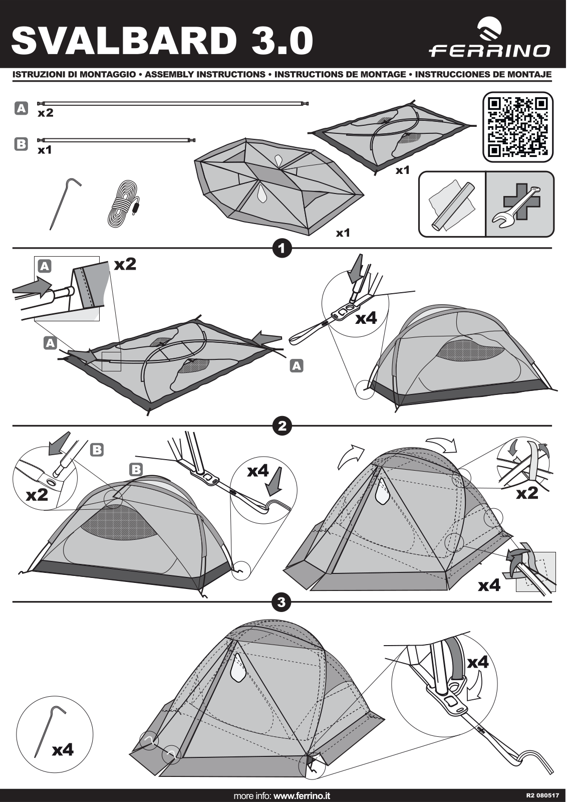 Ferrino Svalbard 3.0 Service Manual