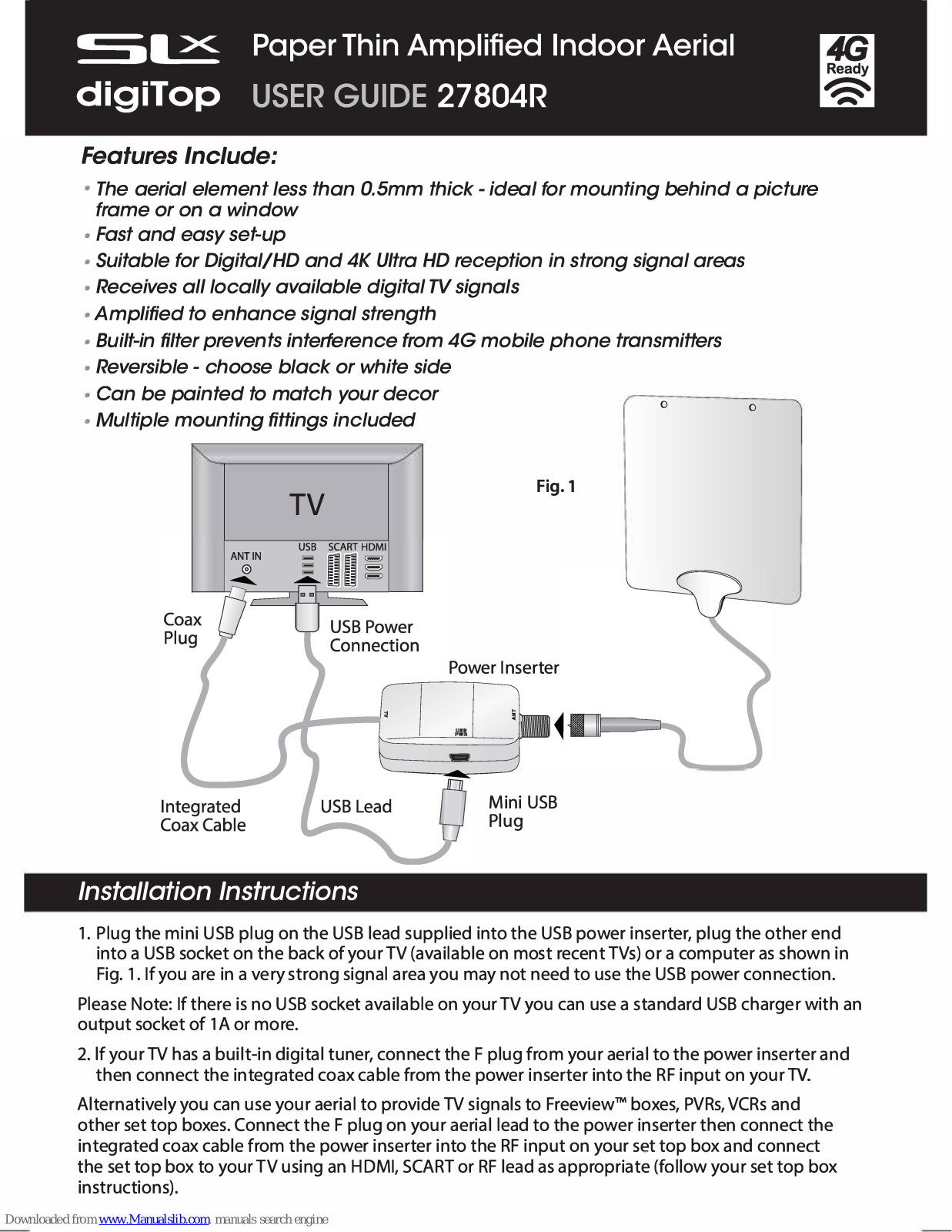 SLX digiTop 27804R User Manual