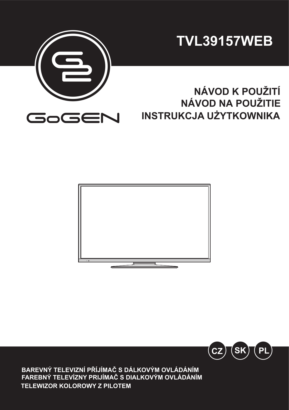 GoGEN TVL 39157 WEB User Manual