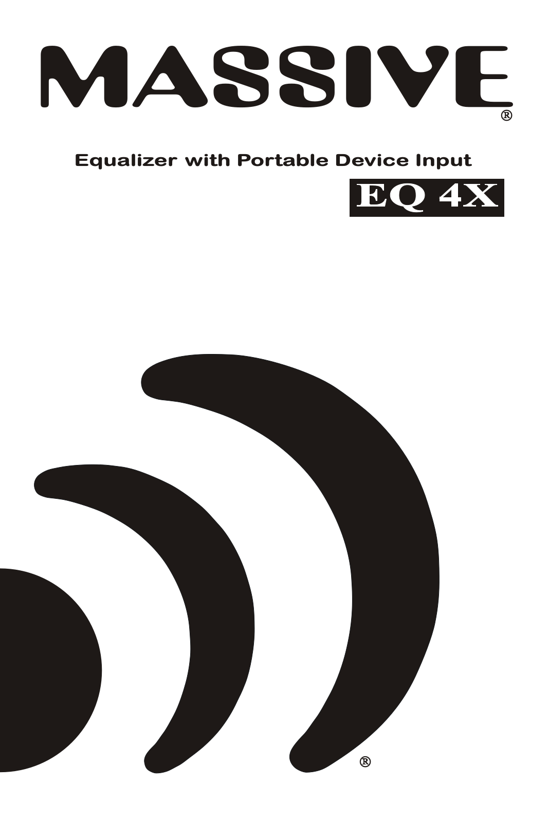 Massive Audio EQ4X Instruction Manual