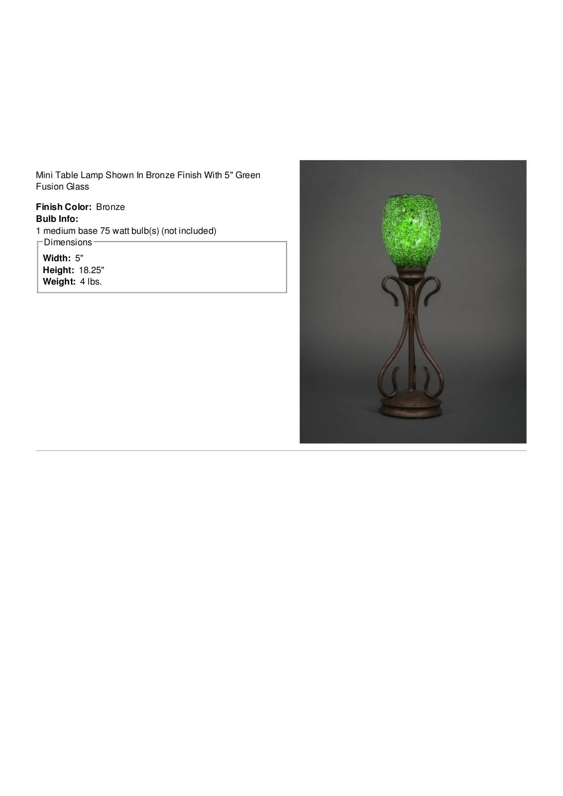 Fleur De Lis Living FLDV9329 Specifications - ManualMachine.com