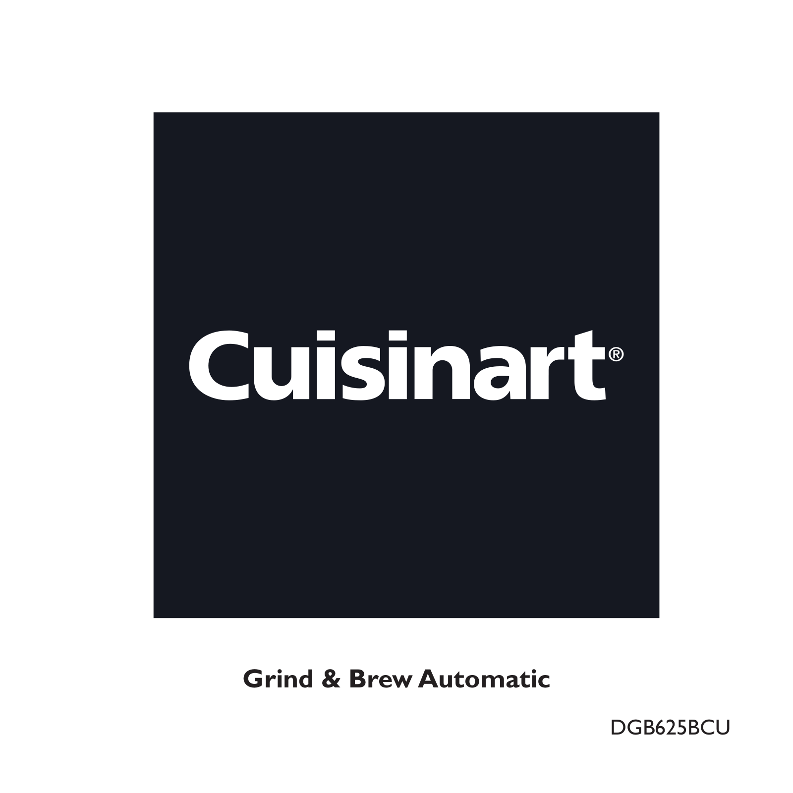 Cuisinart DGB625BCU User Manual 2