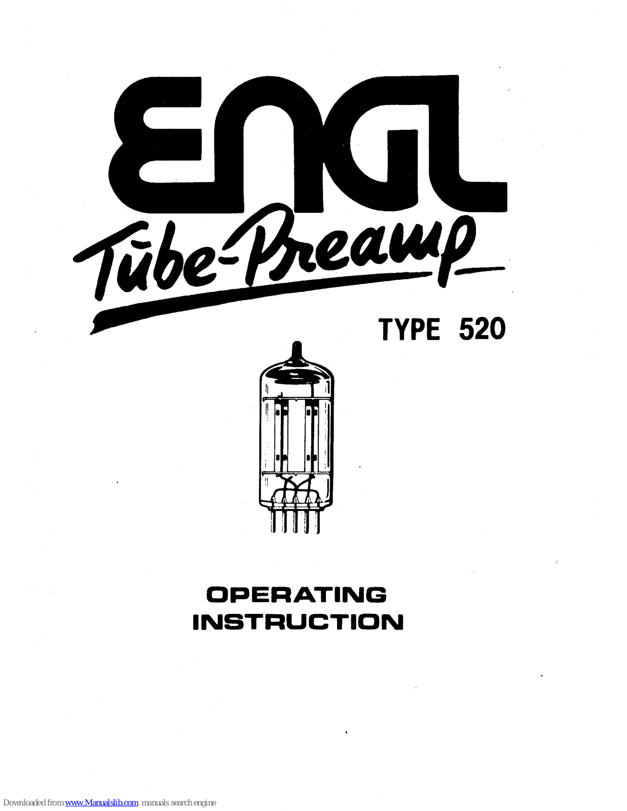 Engl 520 Operating Manual