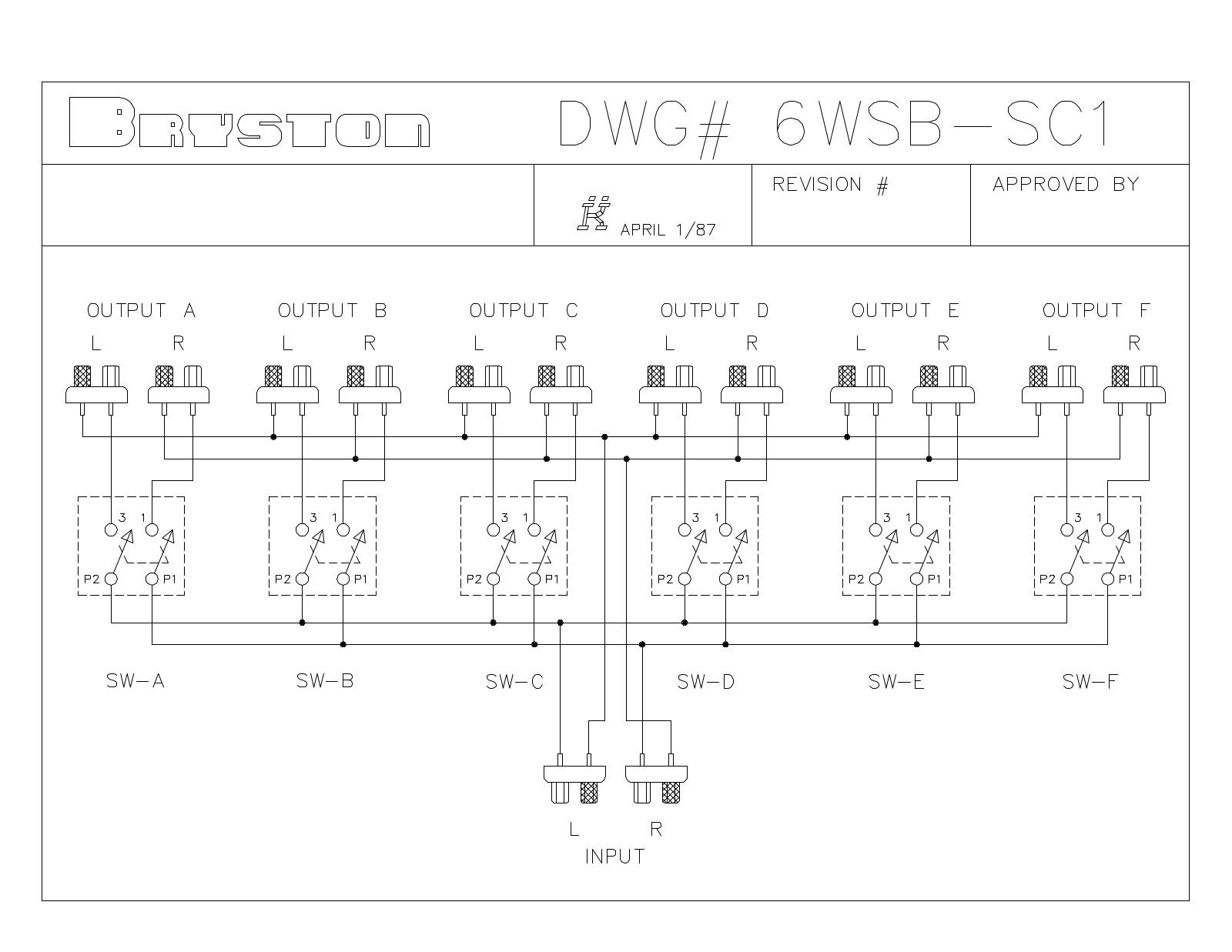 Bryston SSB6 Schematic