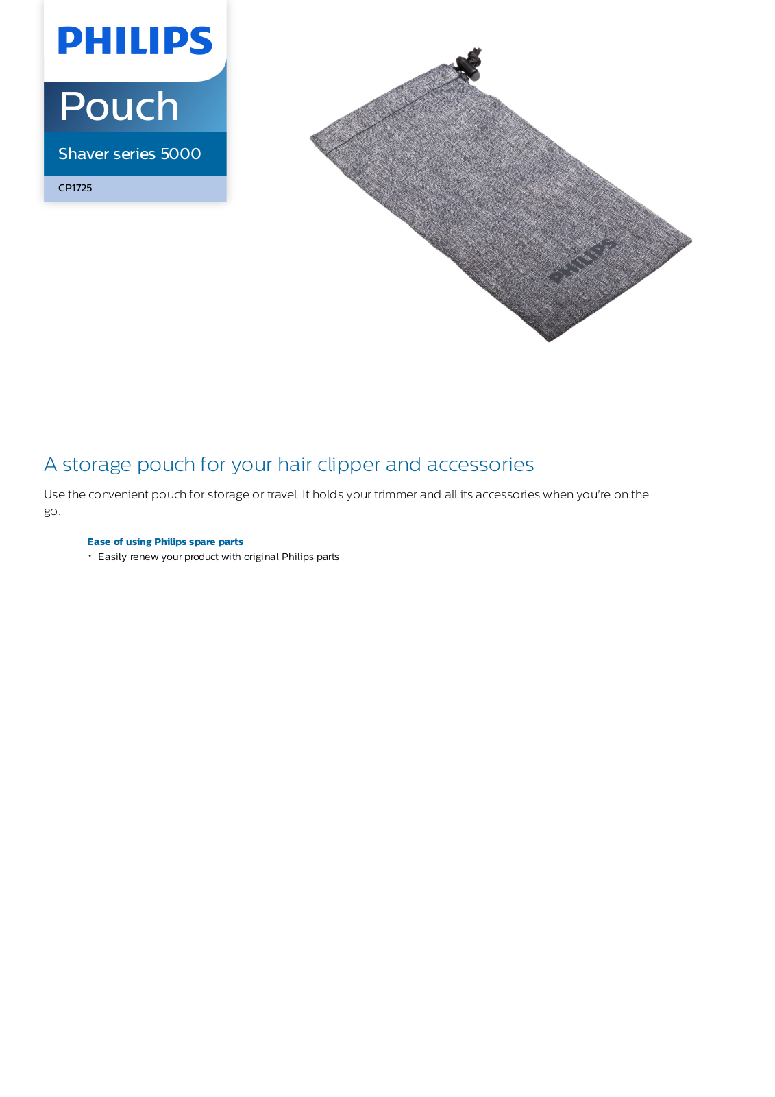 Philips CP1725/01 leaflet - ManualMachine.com