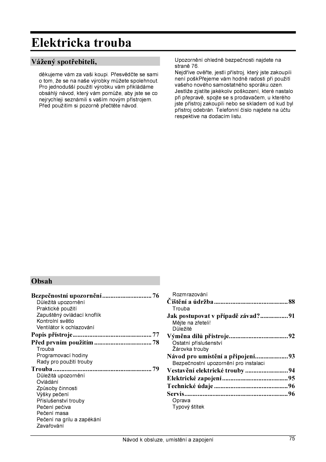 Gorenje B 7470 E, B 8980 E User Manual