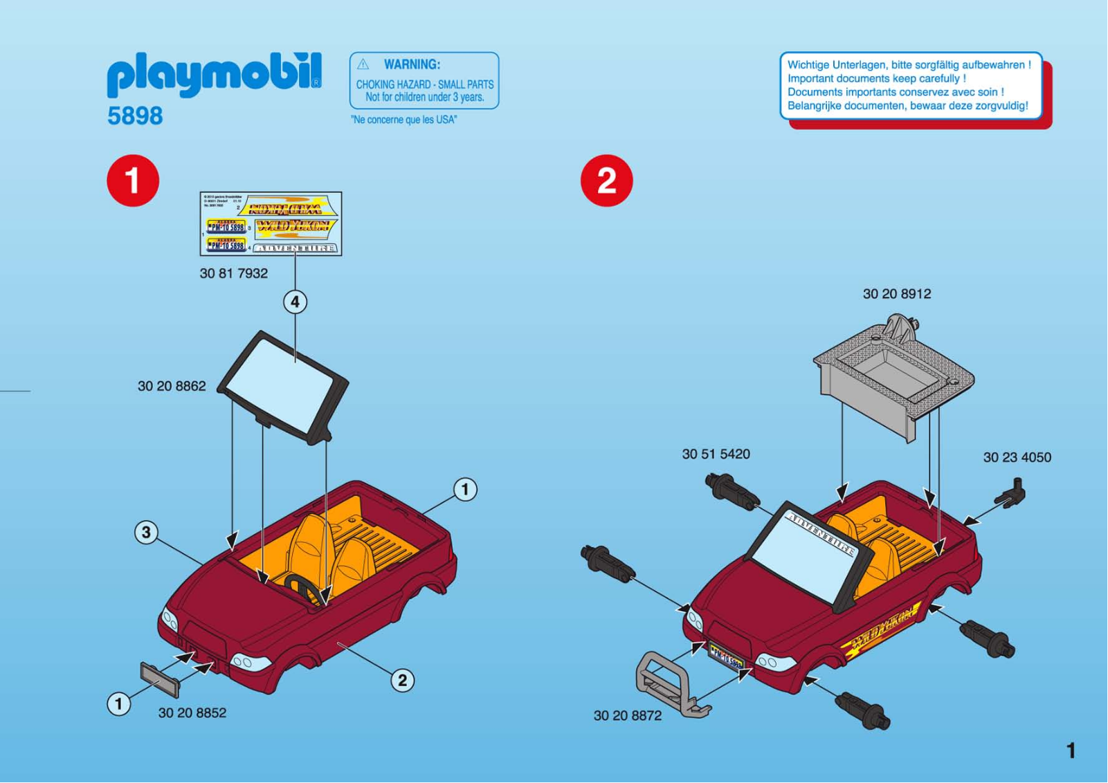 Playmobil 5898 Instructions