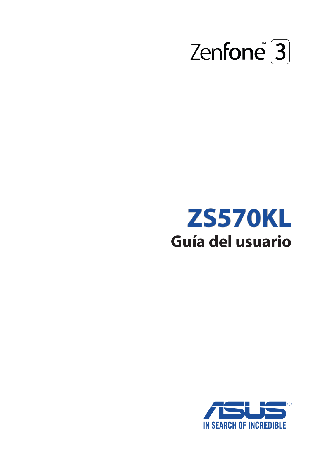 Asus ZenFone 3 Deluxe User Manual