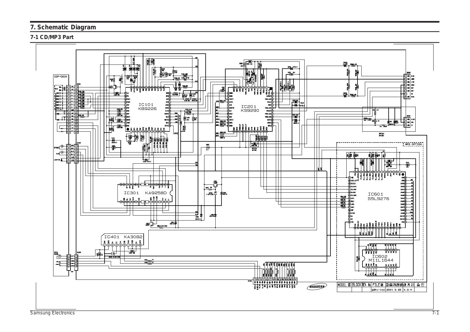 Samsung MM ZB9 Service Manual