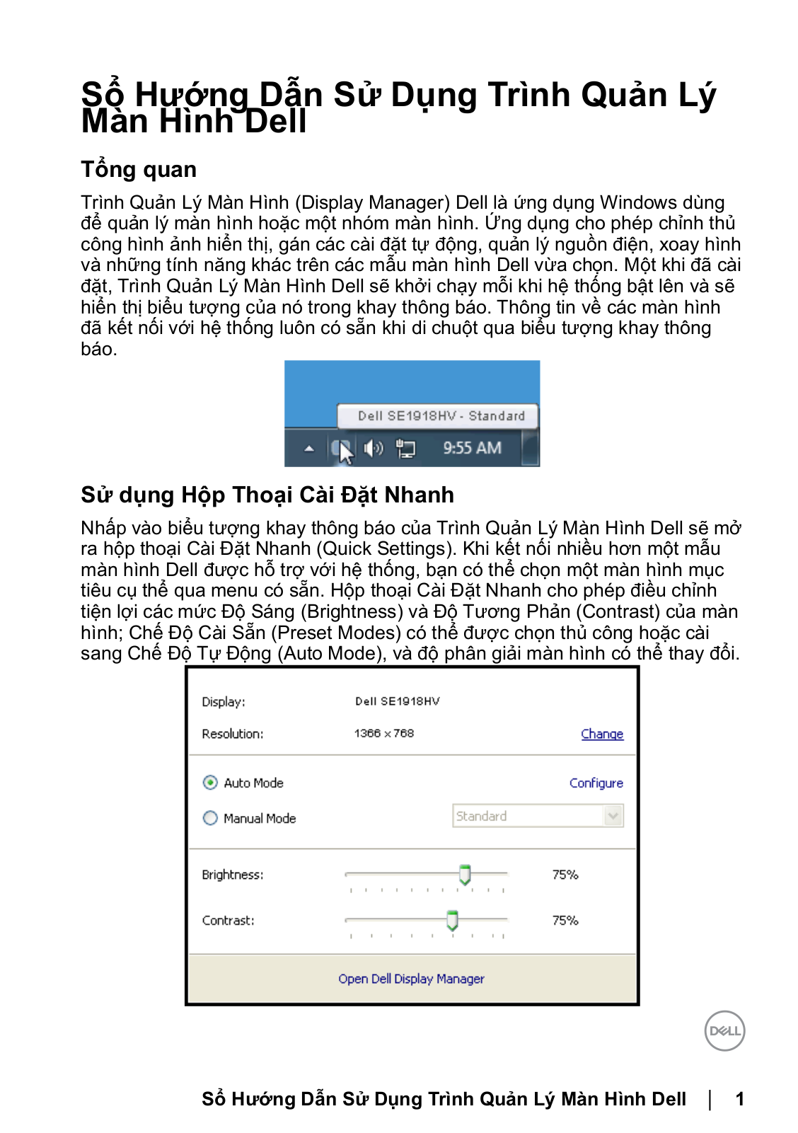 Dell SE2018HR User Manual