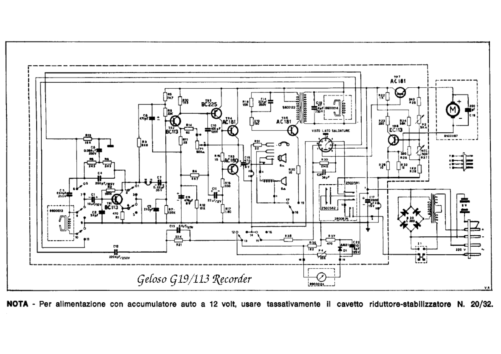 Geloso g19 113 schematic