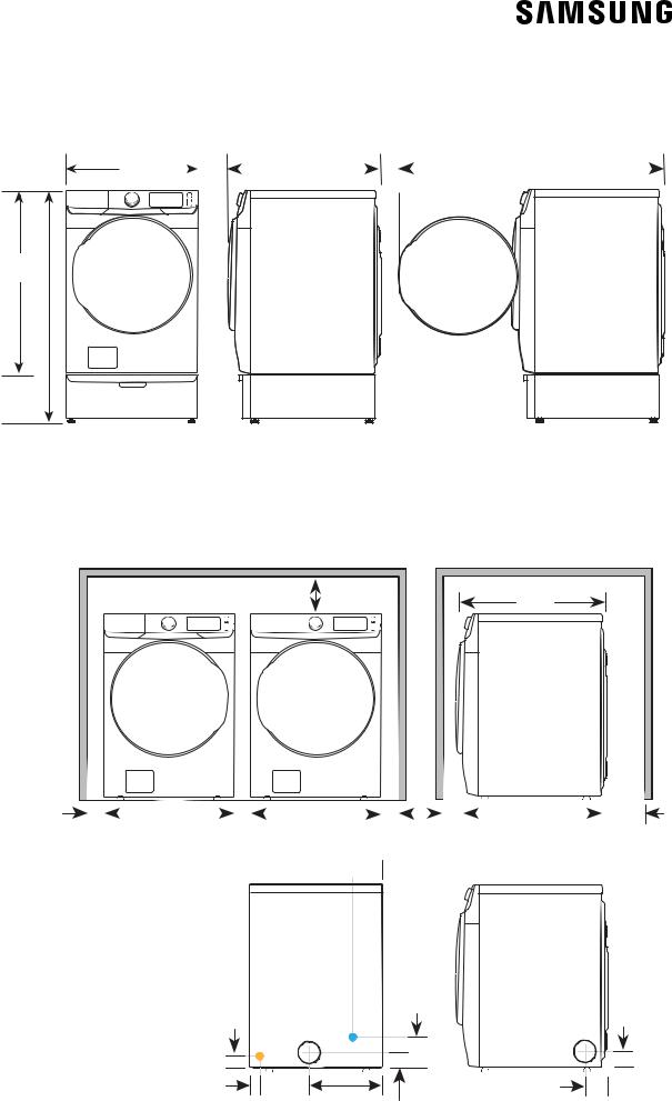 Samsung DVG50A8600E Specification Sheet