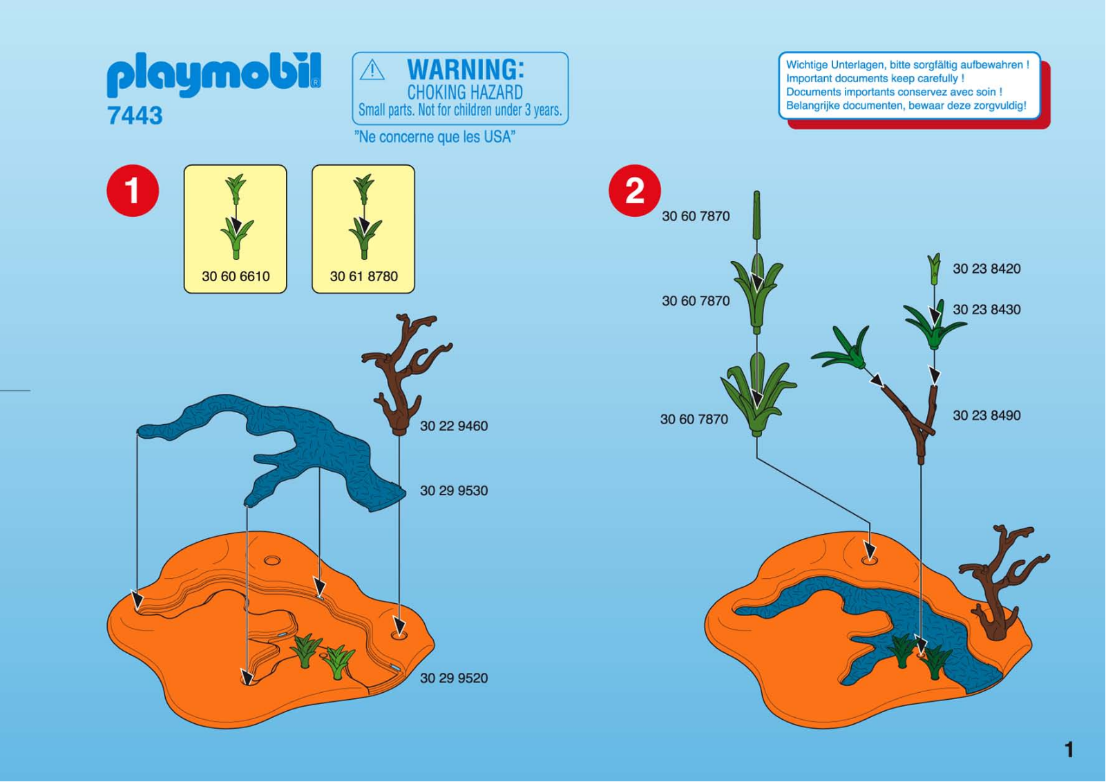 Playmobil 7443 Instructions