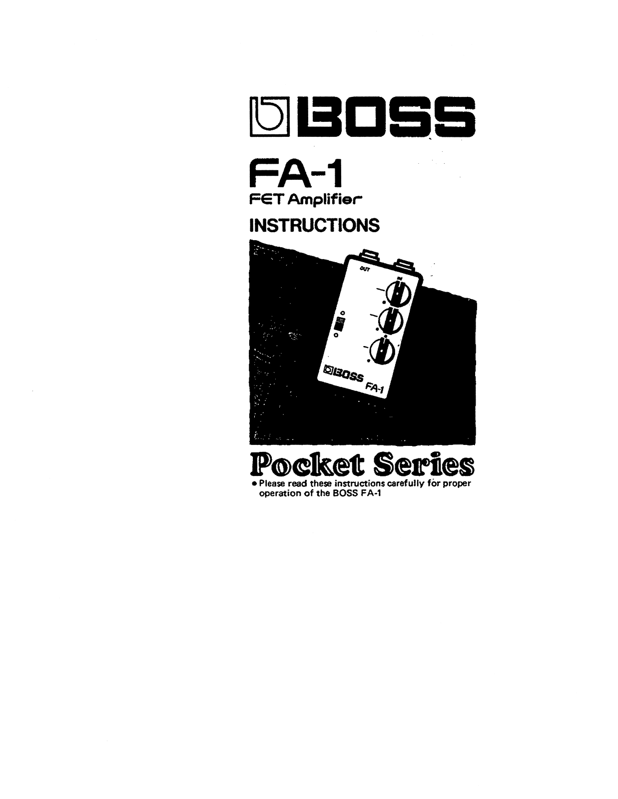 Roland Corporation FA-1 Owner's Manual