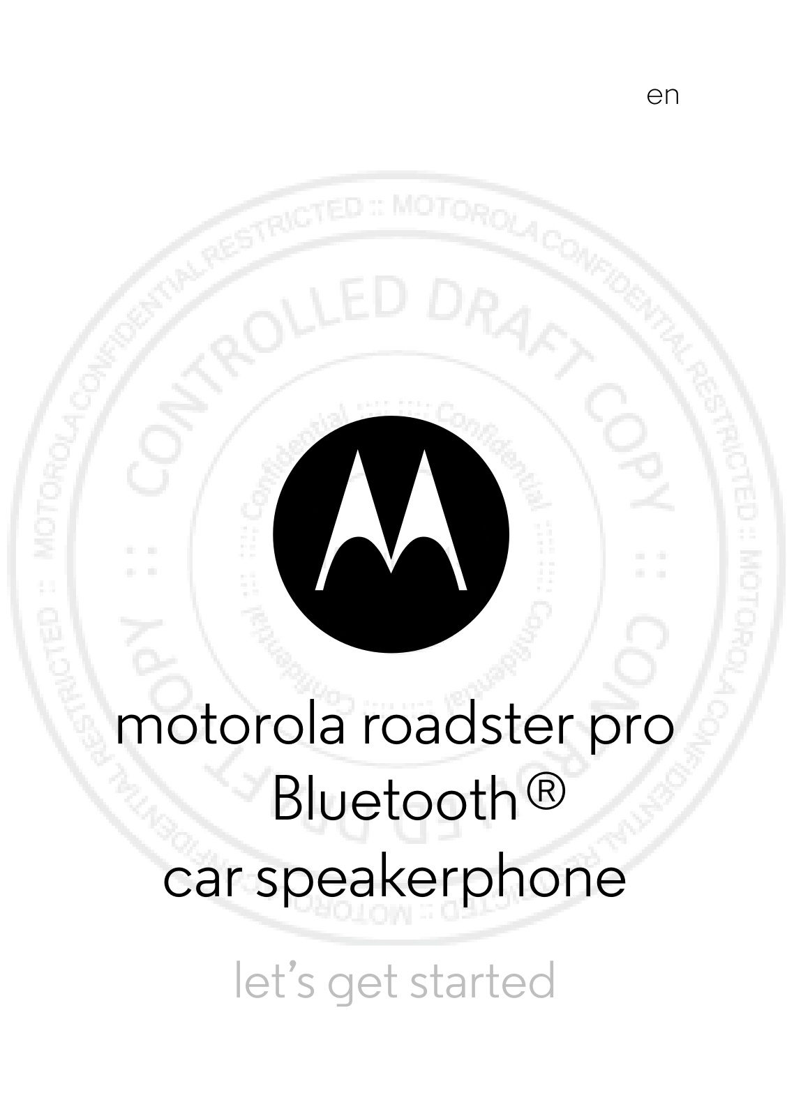 Motorola T6NA2 Manual