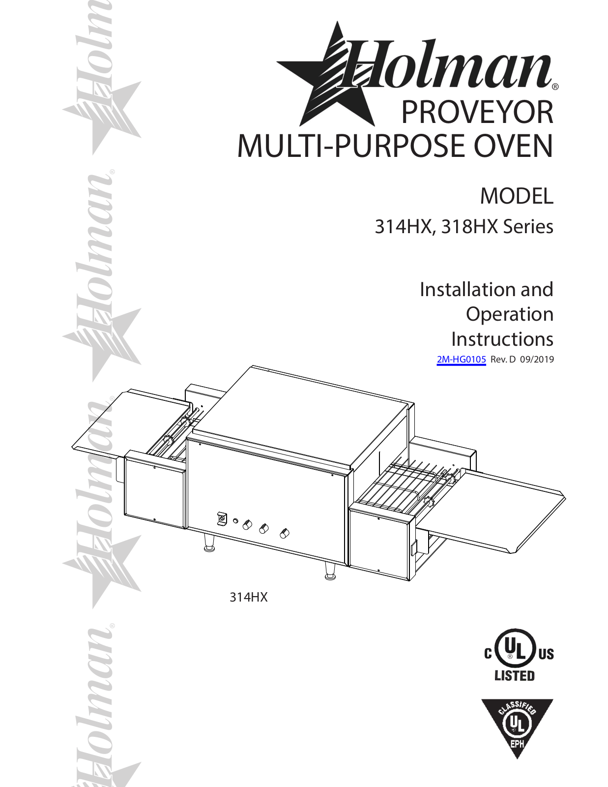 Holman 314HX Service Manual