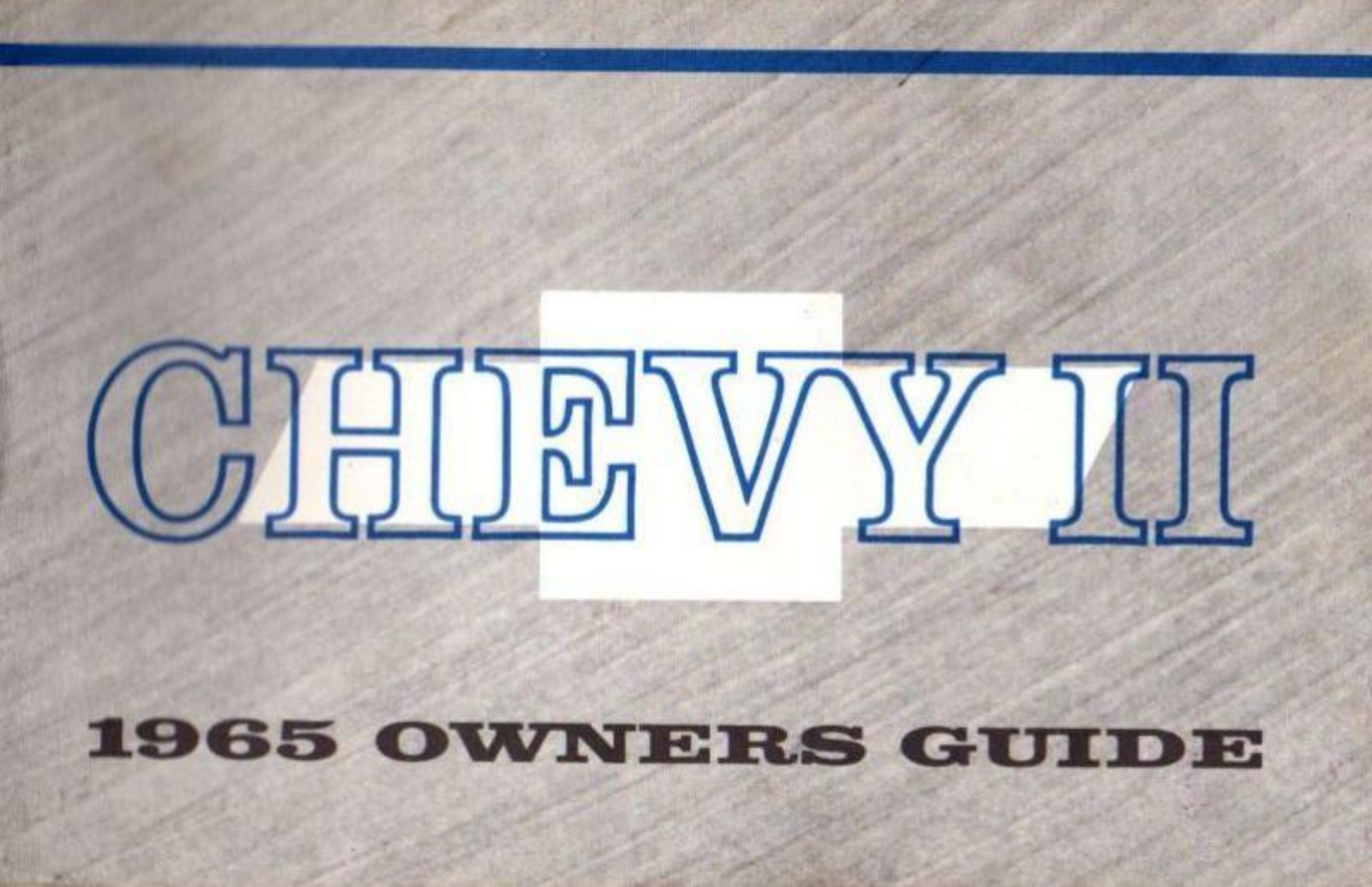 Chevrolet Chevy II 1965 Operating Instructions