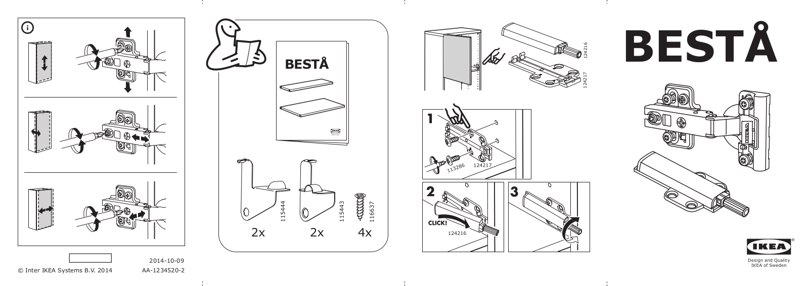Ikea S39136922, S39138964, S49047666, S49047869, S49086714 Assembly instructions