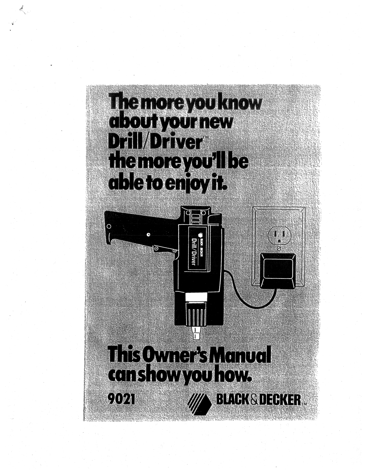 Black & Decker 9021 User Manual